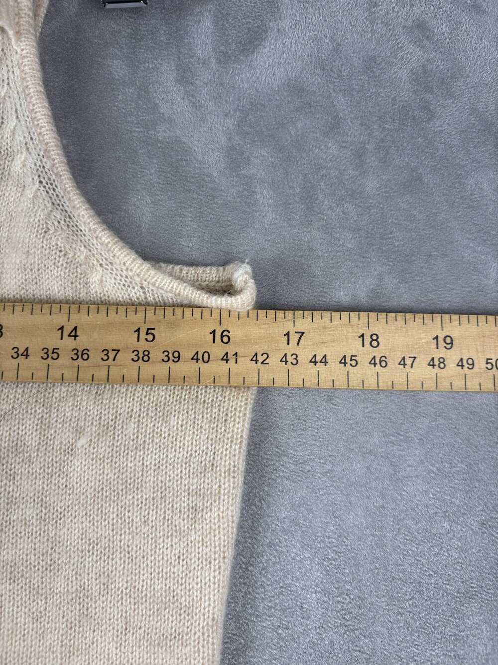 Neiman Marcus 100% Cashmere Ruffle Neck Tank Top M - Picture 8 of 9